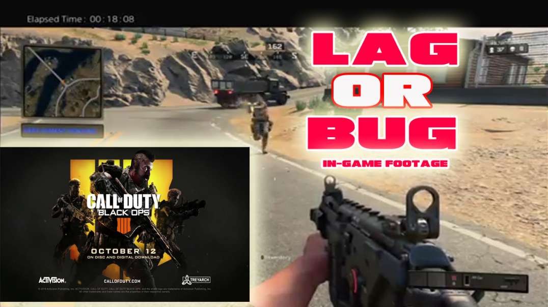 ⁣CALL OF DUTY BO4-Lag or Bug [gameplay footage]