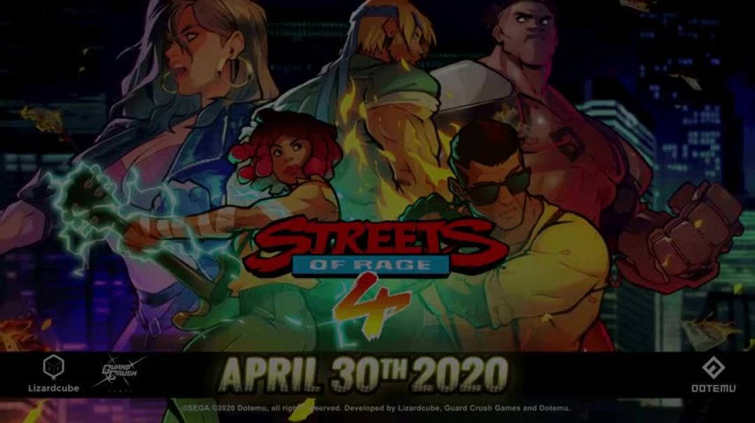 ⁣Streets of Rage 4. Battle Mode and Release Date,PlayStation 4